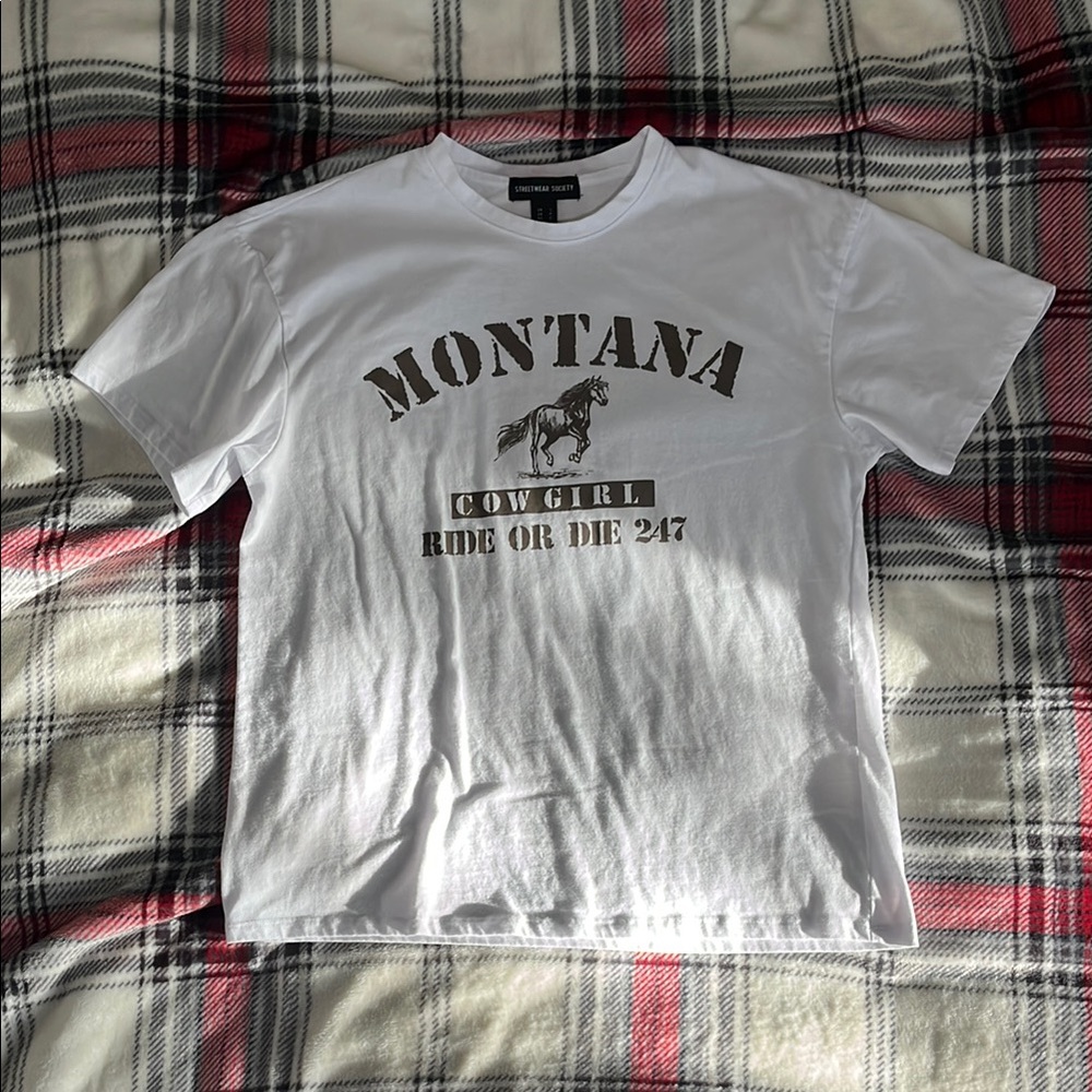 White Graphic T-Shirt